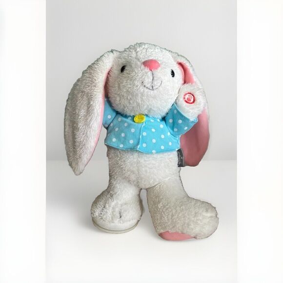 Hallmark Hoppy Easter Bunny Talks/Sings Dances Plush Stuffed Animal with Sound - Picture 1 of 4
